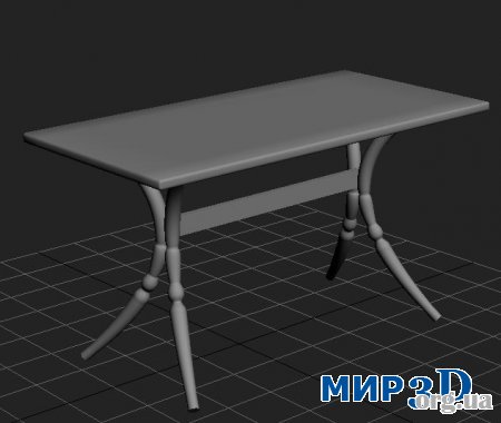 Моделируем стол методом лофтинга (loft) в 3D MAX