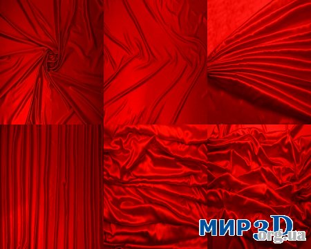 Текстуры красного шелка для 3D MAX 