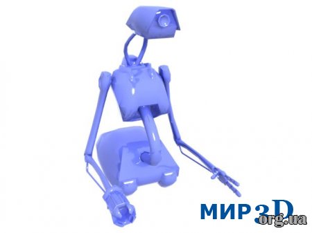 Модель робота для 3D MAX