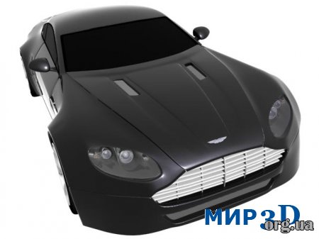 Модель автомобиля Aston Martin для 3D MAX