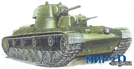 Чертеж тяжолого эксперементального танка СМК для 3D MAX
