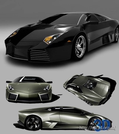 3D модель Lamborghini Reventon для 3Ds MAX