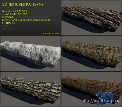 Текстуры древесной коры