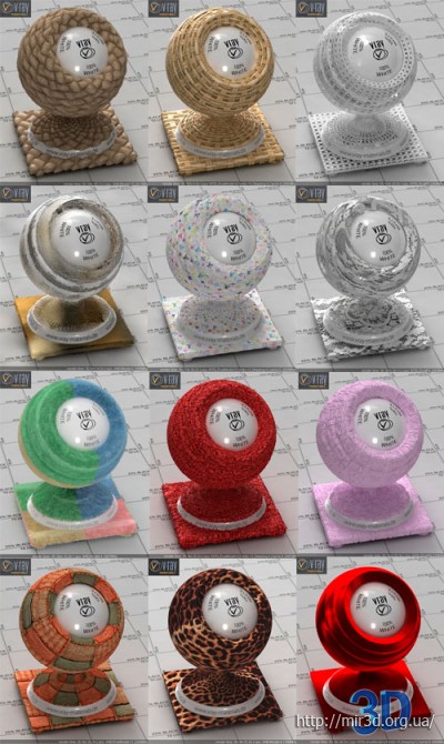 Vray Materials - Cloth Pack