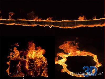 Текстуры  огня  для  3D  MAX