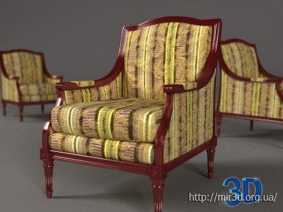 Моделирование классического кресла