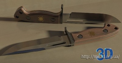 3D модели ножей для 3D Max