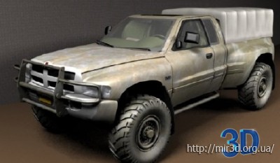 3D модель джипа Dodge