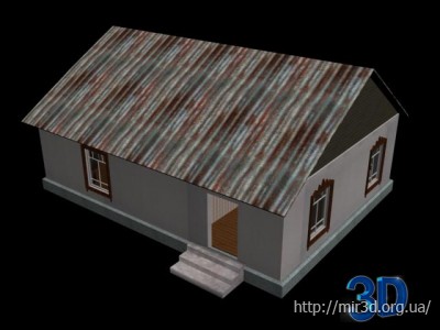 Дом с интерьером в 3D