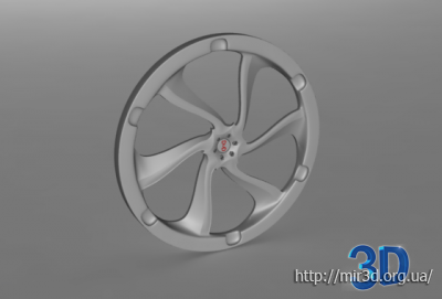 3D модель колеса