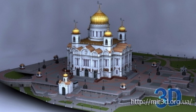 300 3D моделей реальных Московских строений