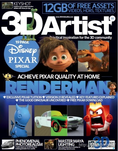 3D Artist - выпуск 88 2015 PDF