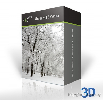 R&D Group - iTrees Vol.3 - Winter: 3D модели зимних деревьев