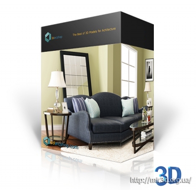 3darcshop – 10 Sample interior Vol 03: 3D сцены интерьеров
